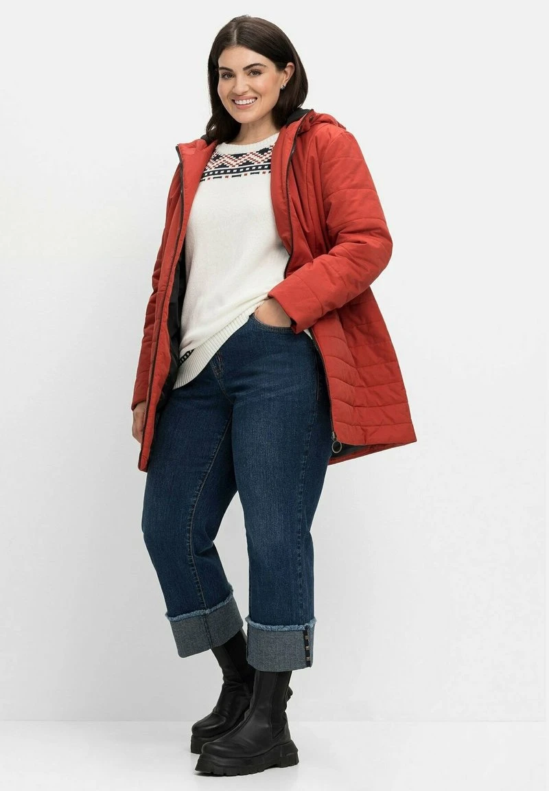 Sheego Wintermantel - Rostrot 4 Sheego Wintermantel - Rostrot – Bild 2