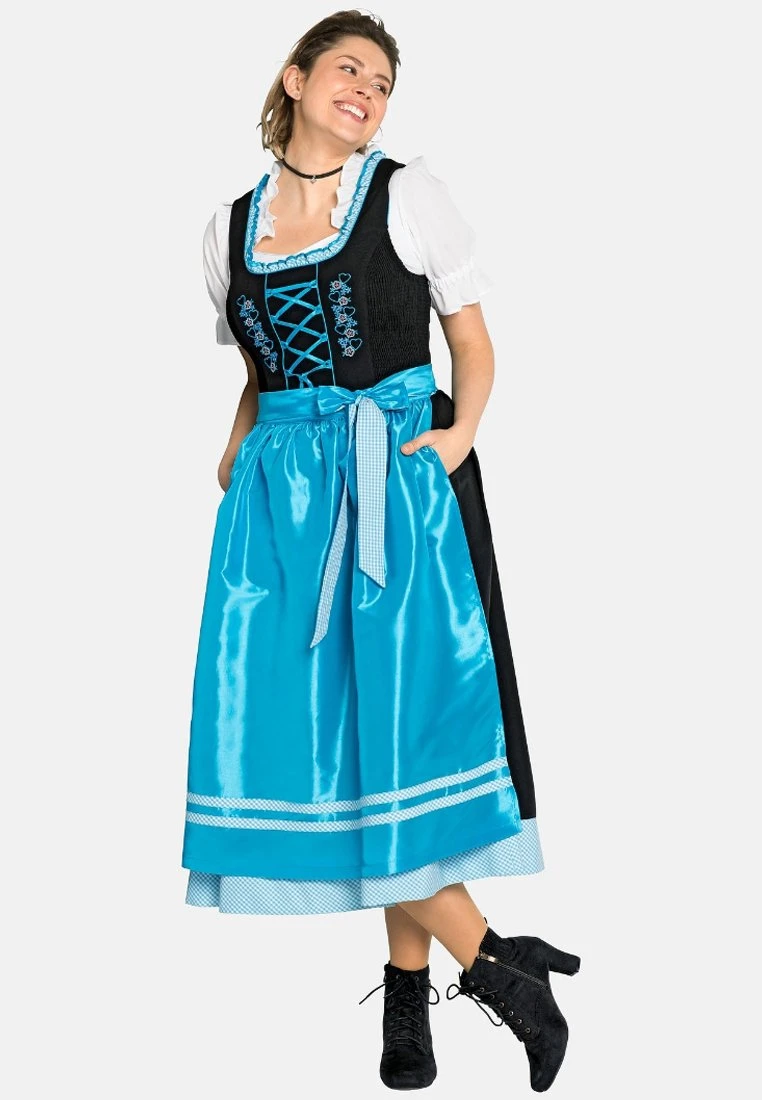 Sheego Dirndl - Schwarz-türkis 8 Sheego Dirndl - Schwarz-türkis – Bild 6