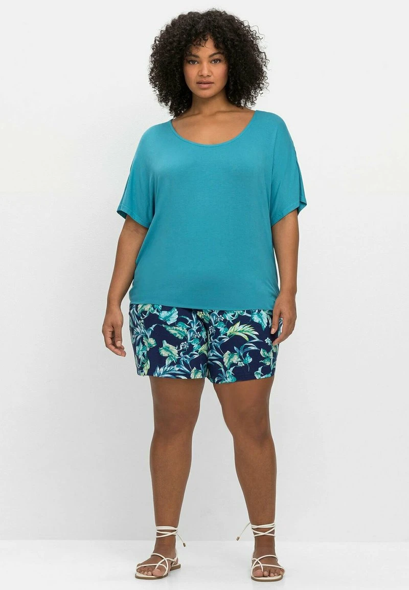 Sheego STRANDSHORTS - Shorts - Marine Bedruckt 4 Sheego STRANDSHORTS - Shorts - Marine Bedruckt – Bild 2