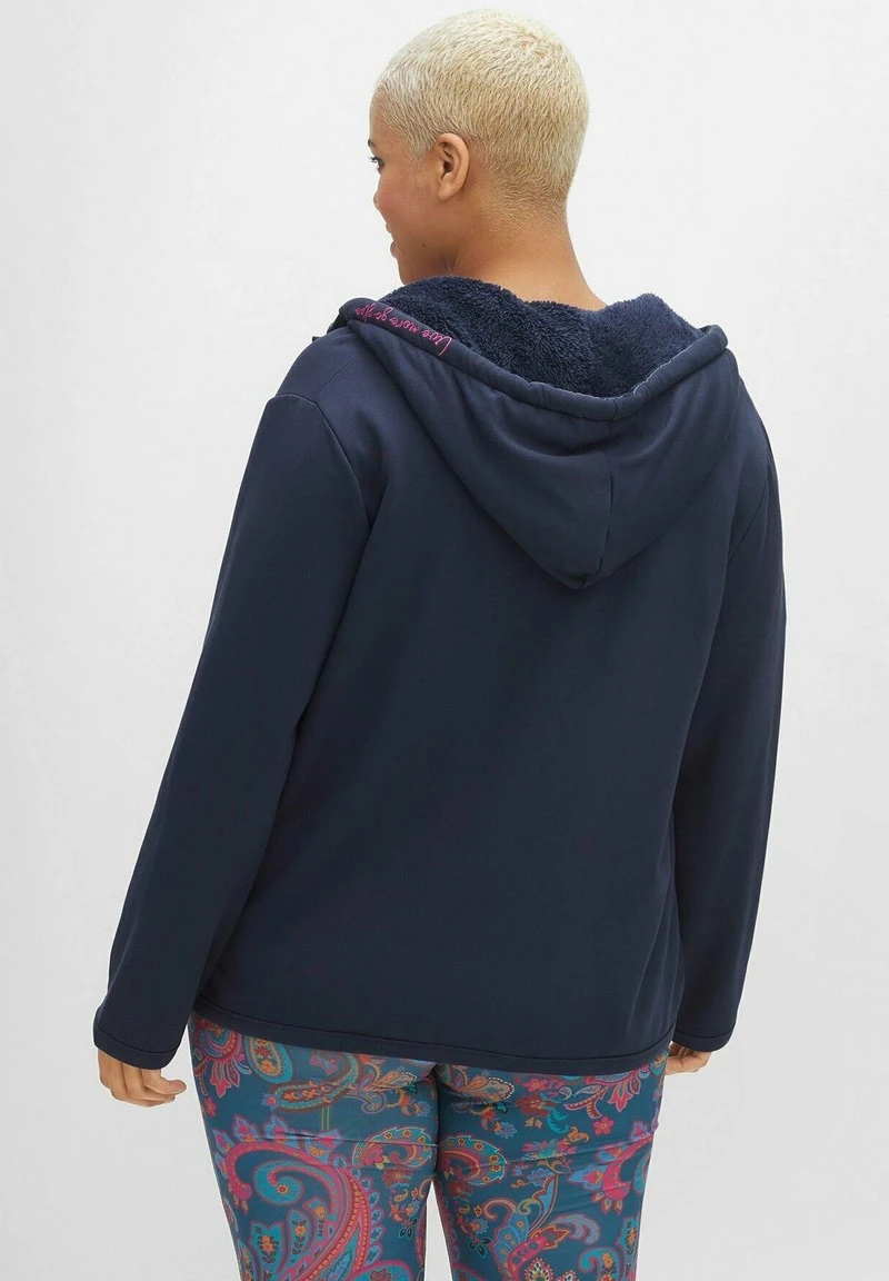 Sheego Sweatjacke - Nachtblau 5 Sheego Sweatjacke - Nachtblau – Bild 3
