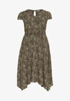 Sheego Freizeitkleid - Black/ White -Sheego 73ee31dd2a734515aedec12c4feb0846