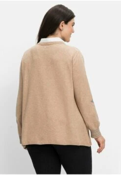 Sheego Strickpullover - Beigefarben Meliert 10 Sheego Strickpullover - Beigefarben Meliert -Sheego 7434dc28ad3b481ca1c042a9e09338ff