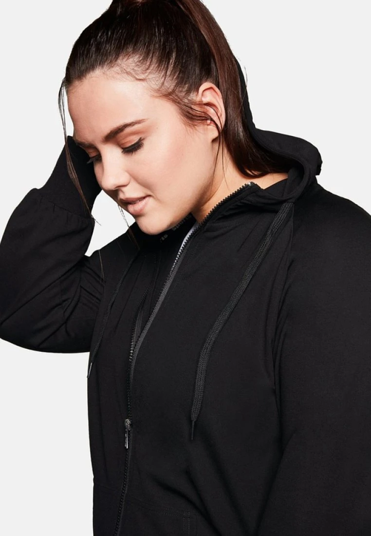 Sheego Sweatjacke - Black 6 Sheego Sweatjacke - Black – Bild 4