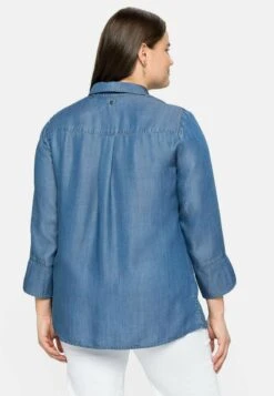 Sheego Bluse - Light Blue Denim 10 Sheego Bluse - Light Blue Denim -Sheego 765aaaefa27640f08c16912e9f57419c