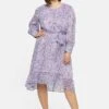 Sheego CHIFFON - Freizeitkleid - Lavendel Bedruckt -Sheego 7665df871cca49269590e2b7192a7440