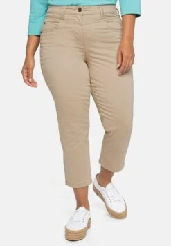 Sheego Stoffhose - Camelfarben