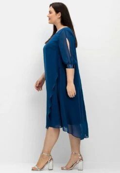 Sheego ABEND - Cocktailkleid/festliches Kleid - Blau -Sheego 788313d2b2474d538452223c49f2d469