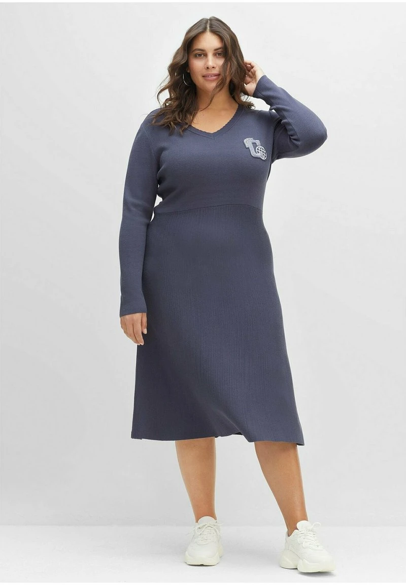 Sheego Strickkleid - Indigo 4 Sheego Strickkleid - Indigo – Bild 2