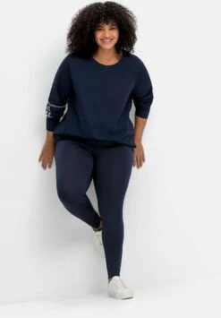 Sheego Leggings - Hosen - Marine -Sheego 79017897c86c4026b19b9f2590be747c