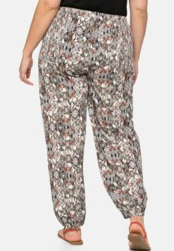 Sheego STRAND - Stoffhose - Rostrot Gemustert Brown 10 Sheego STRAND - Stoffhose - Rostrot Gemustert Brown -Sheego 7911ef2cac254e1bad993d86794adfea