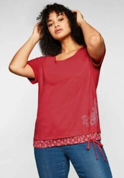 Sheego T-Shirt Print - Mohnrot 13 Sheego T-Shirt Print - Mohnrot -Sheego 7937f62e35db422097c76b7cf2679ec5 1