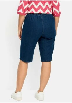 Sheego BERMUDAS - Jeans Shorts - Dark Blue Denim -Sheego 79770de07c5b405aa9db7e90b85bfd60