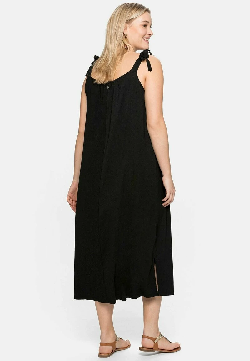 Sheego Jerseykleid - Schwarz 5 Sheego Jerseykleid - Schwarz – Bild 3