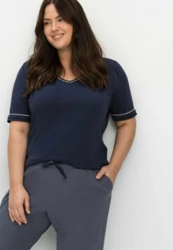 Sheego Nachtwäsche Shirt - Marine 11 Sheego Nachtwäsche Shirt - Marine -Sheego 79dd06e211614c06beb66cfeb9e6d204
