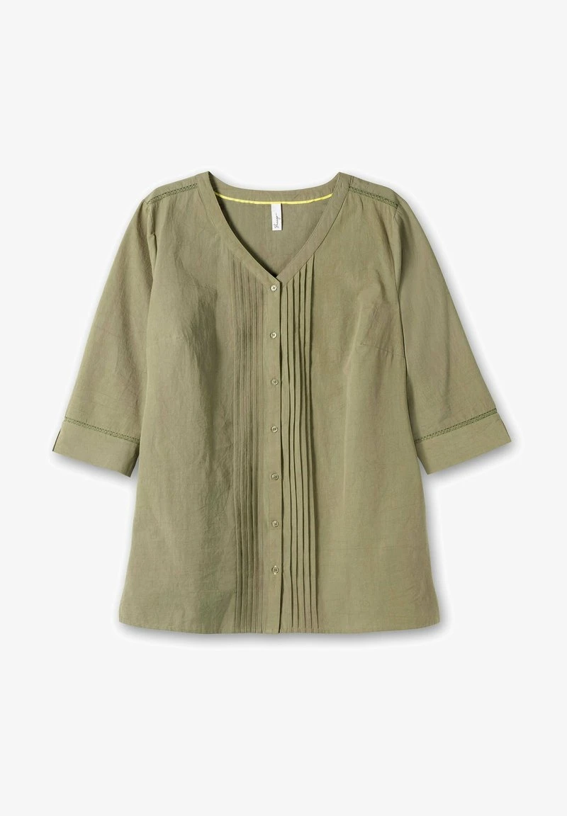 Sheego Bluse - Khaki 7 Sheego Bluse - Khaki – Bild 5