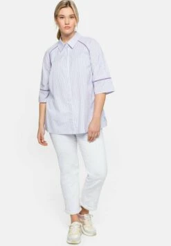 Sheego Hemdbluse - Lavendel Gestreift 9 Sheego Hemdbluse - Lavendel Gestreift -Sheego 7b4777eed1214f3eb1964a53e4bf7d9a