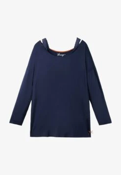 Sheego Nachtwäsche Shirt - Marine -Sheego 7c08e48f1f9a428ba2db0de3effa87f5