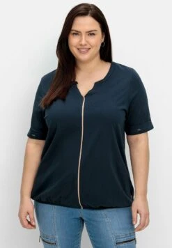 Sheego T-Shirt Basic - Nachtblau -Sheego 7e4047a53fdd4e788ce39c1323921080 1