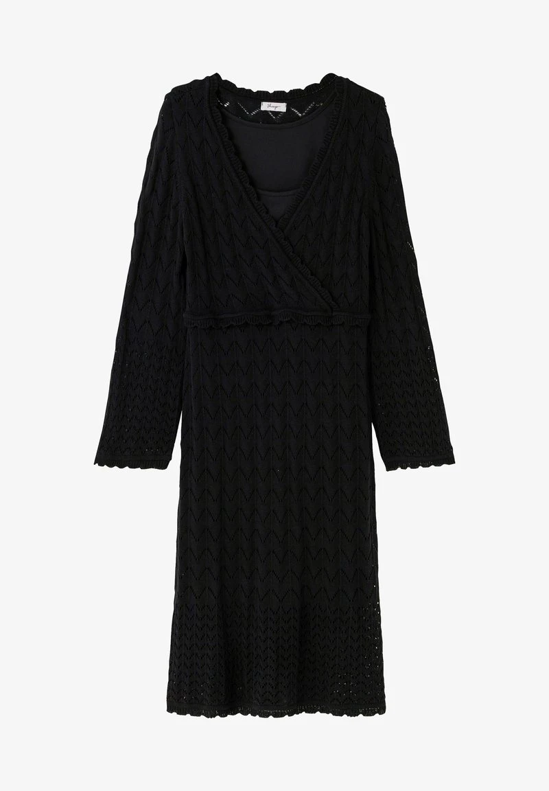 Sheego Etuikleid - Schwarz 7 Sheego Etuikleid - Schwarz – Bild 5