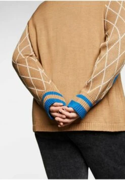 Sheego Strickpullover - Cappuccino -Sheego 7ef2911c54aa4dc394bb168678bdb3ee