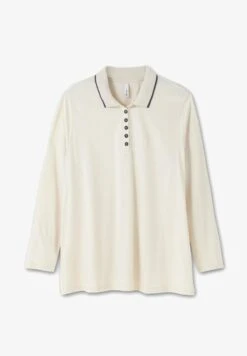 Sheego Poloshirt - Beigefarben Meliert 12 Sheego Poloshirt - Beigefarben Meliert -Sheego 7f485985c61a4fb5816f07b7e9ebedd7