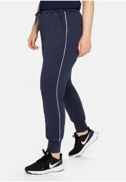 Sheego Jogginghose - Marine -Sheego 7f8678cba6cc40e89b4bb478d329ae7d