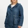 Sheego Parka - Blue Denim