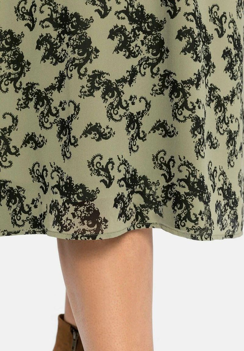 Sheego A-Linien-Rock - Hellkhaki 7 Sheego A-Linien-Rock - Hellkhaki – Bild 5