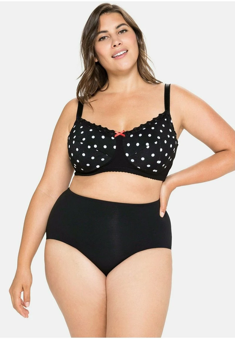 Sheego Bügel BH - Schwarz Bedruckt 4 Sheego Bügel BH - Schwarz Bedruckt – Bild 2