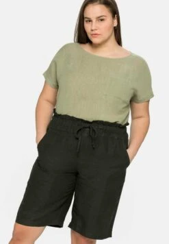 Sheego Bluse - Hellkhaki