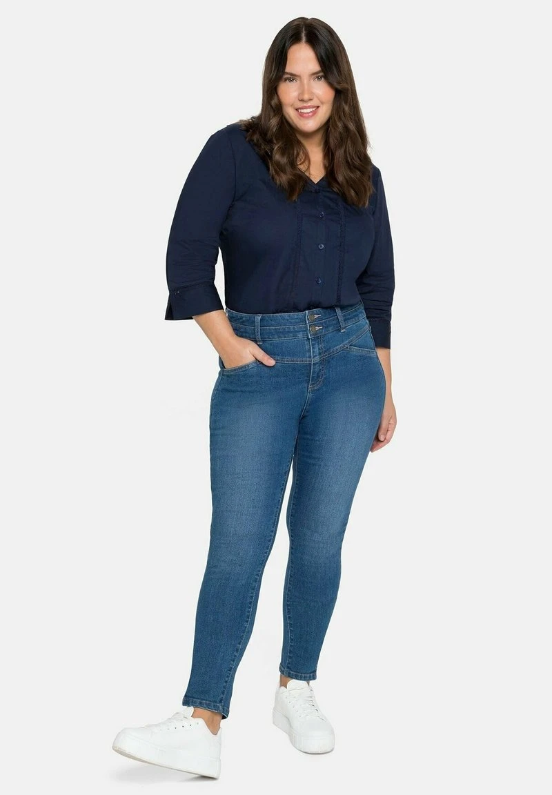 Sheego Bluse - Marine 4 Sheego Bluse - Marine – Bild 2