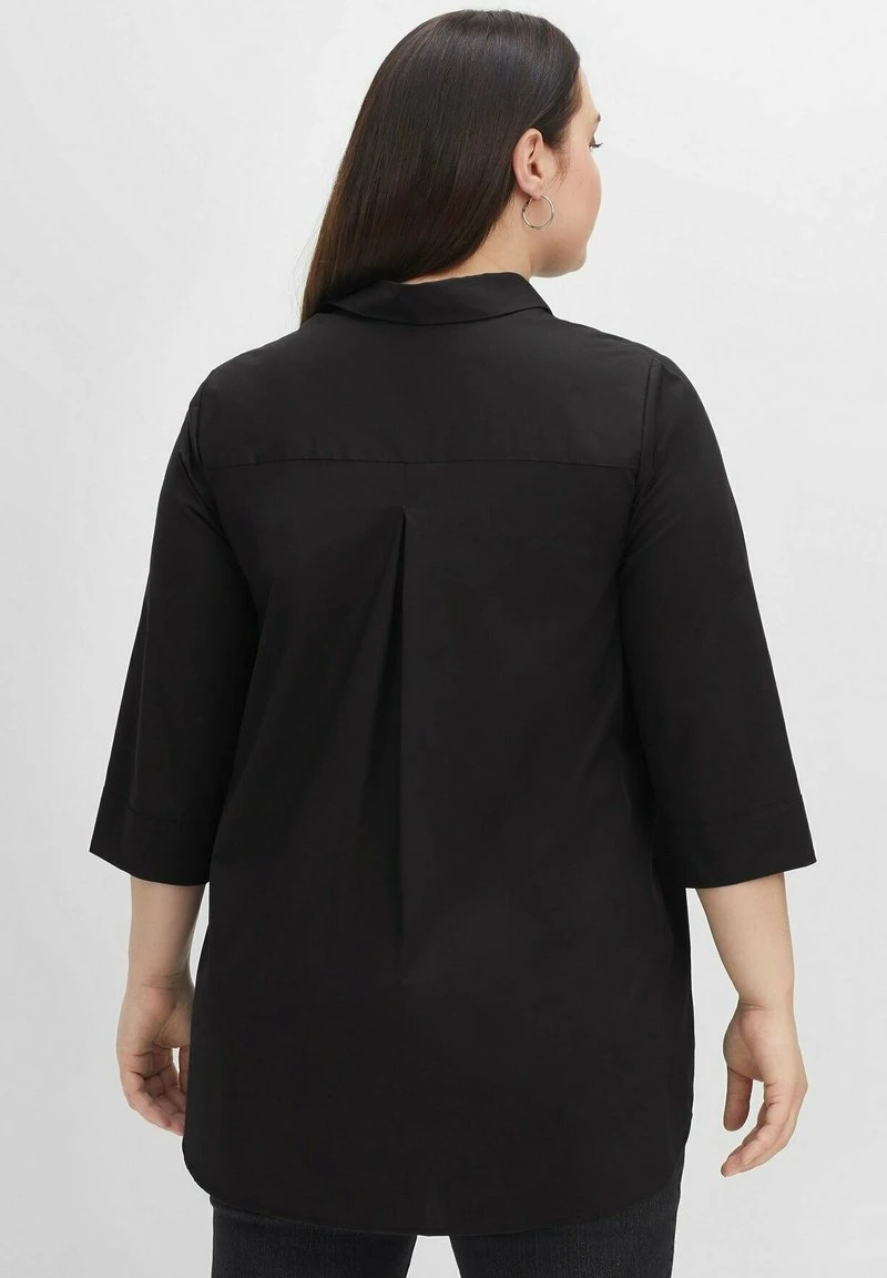 Sheego Hemdbluse - Schwarz 5 Sheego Hemdbluse - Schwarz – Bild 3