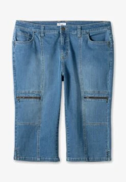 Sheego CAPRI - Jeans Shorts - Blue Bleached Denim 13 Sheego CAPRI - Jeans Shorts - Blue Bleached Denim -Sheego 8340fa8b50274d03873691ed363c81ab