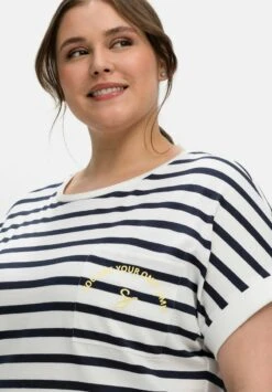 Sheego RINGEL - T-Shirt Print - Weiß/nachtblau 11 Sheego RINGEL - T-Shirt Print - Weiß/nachtblau -Sheego 868820a5b9d04d368a22cfd35026b394