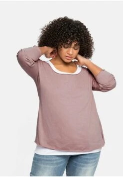 Sheego Langarmshirt - Zartrosa 11 Sheego Langarmshirt - Zartrosa -Sheego 8728a0a421d7428ba58e8c5f98862c3c