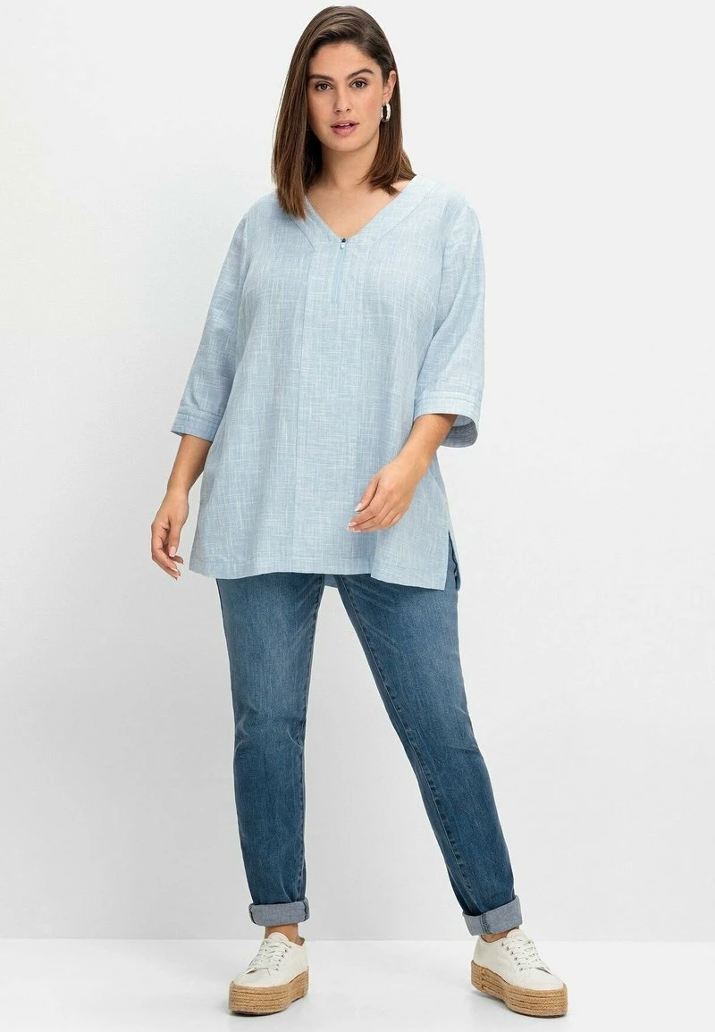 Sheego Tunika - Blau 4 Sheego Tunika - Blau – Bild 2