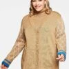 Sheego Strickjacke - Cappuccino -Sheego 875c98bc616f45dfb19a1698664bf26b
