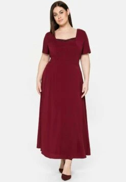 Sheego Maxikleid - Weinrot 13 Sheego Maxikleid - Weinrot -Sheego 87d01dd9955345709386393afa62fdf9 1