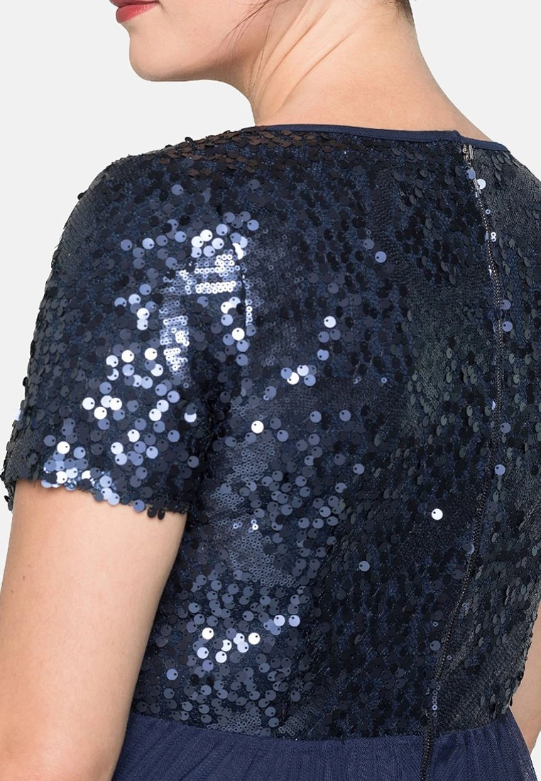 Sheego ELEGANT - Ballkleid - Navy 6 Sheego ELEGANT - Ballkleid - Navy – Bild 4