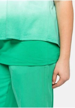 Sheego T-Shirt Print - Blattgrün -Sheego 88476ac60e494ceb8f6f8f9a5f7a637f