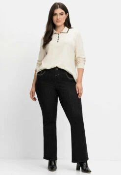 Sheego Poloshirt - Beigefarben Meliert 9 Sheego Poloshirt - Beigefarben Meliert -Sheego 889180d230a2409db29ba3868fee6a31