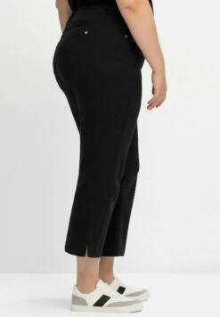 Sheego TWILL - Stoffhose - Schwarz -Sheego 88cc7925439b48f2acd890e9b707ba81