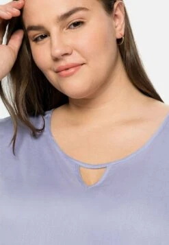 Sheego Bluse - Mittelblau -Sheego 88d68b7b140740b0b2a4e1b40b046805