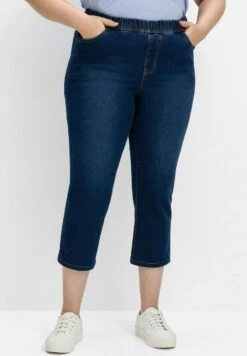 Sheego 7/8 - Jeans Skinny Fit - Blue Denim