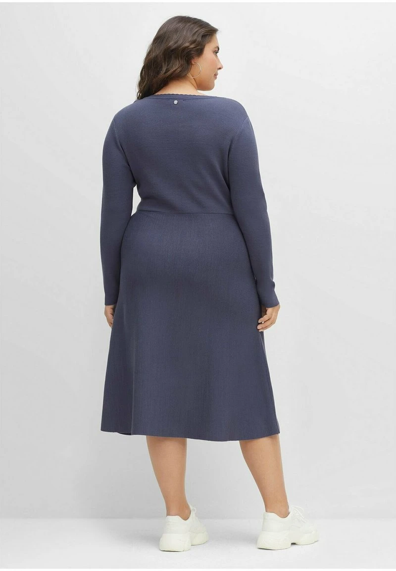 Sheego Strickkleid - Indigo 5 Sheego Strickkleid - Indigo – Bild 3
