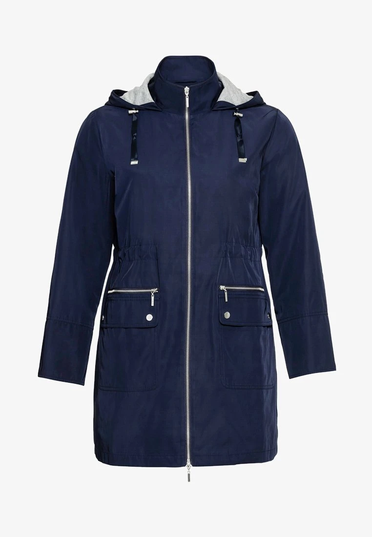 Sheego Kurzmantel - Marine 7 Sheego Kurzmantel - Marine – Bild 5