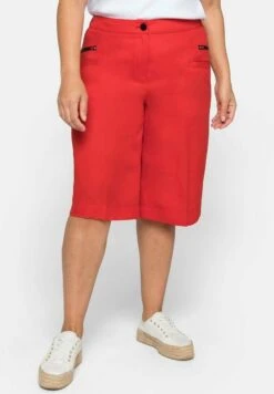 Sheego Shorts - Feuerrot
