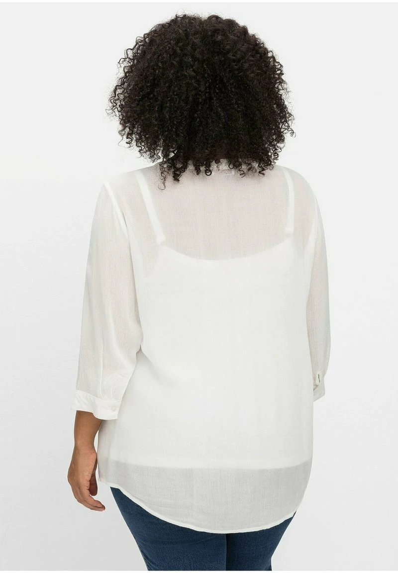 Sheego Hemdbluse - Weiß 5 Sheego Hemdbluse - Weiß – Bild 3