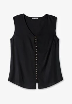 Sheego WEB - Bluse - Schwarz -Sheego 8b3a887bc7724a38ae6ad1cbadde32b5