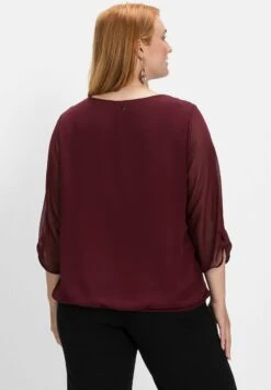 Sheego Bluse - Weinrot 10 Sheego Bluse - Weinrot -Sheego 8b3db249c655412fa79e65c8300bf6d1